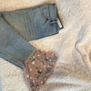 Pilcro & The Letterpress embellished jeans.